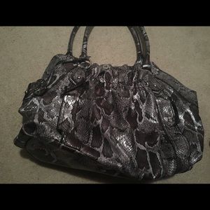 Snake skin style purse